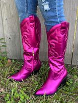 Metallic Cowgirl Boots