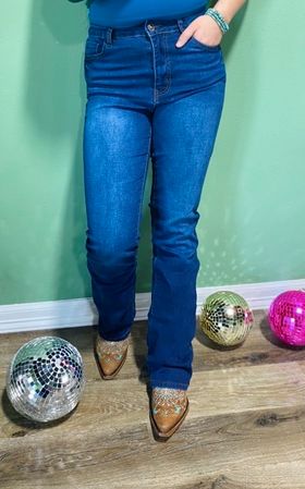 Boot Cut Leg Jeans