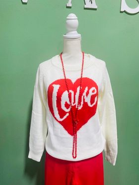 Red Heart Sweater