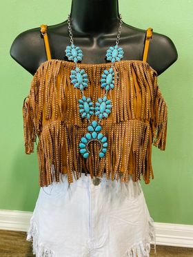 Fringe Crop Top