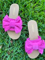Pink Bow Sandals