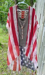 American Flag Cardigan