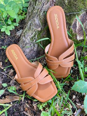 Minerva Tan Sandals
