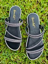 Sparkly Silver Sandals