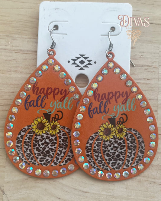 Happy Fall Yall Earrings