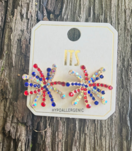 American Firework Earrings