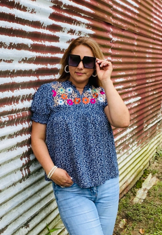 Lily Embroidered Blouse