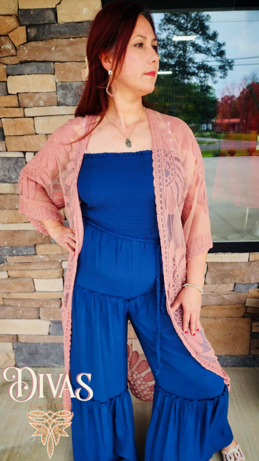 Navy Blue Romper