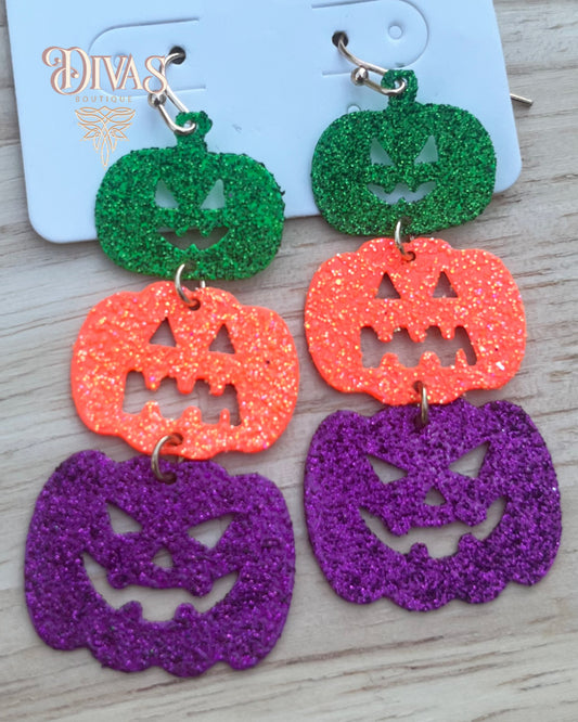 Pumpkin Earrings