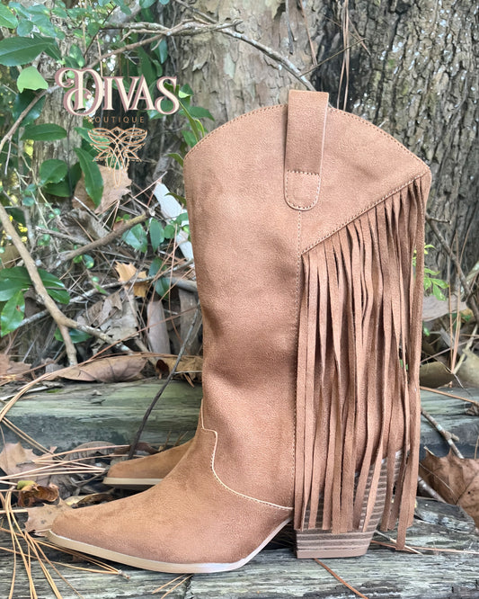 Fringe Western Boots