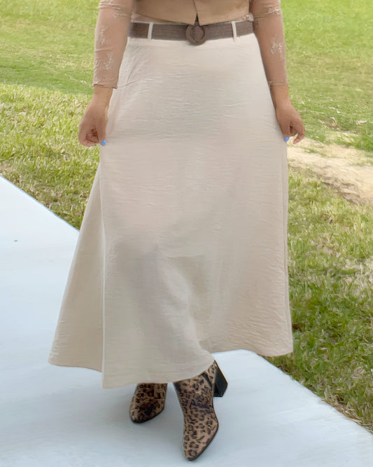 Long Skirt Ivory