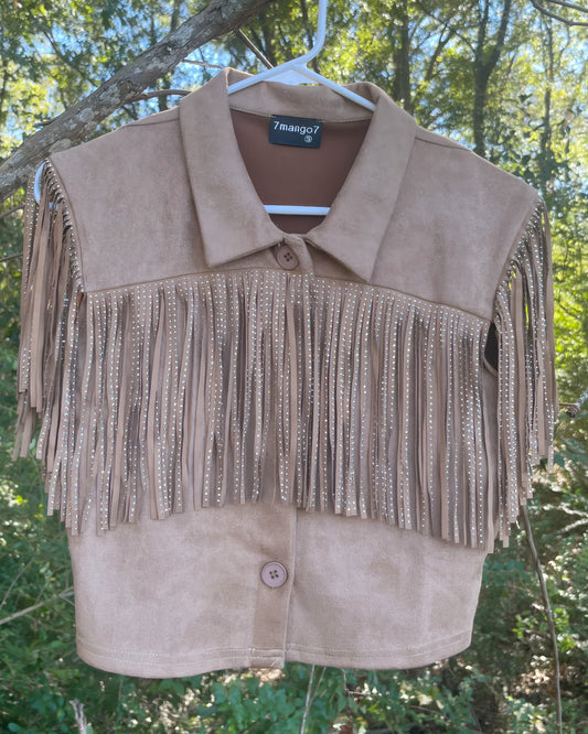 Fringe Suede Vest