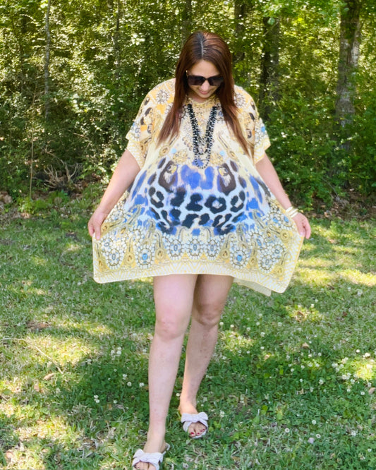 Bohemian Yellow Kimono