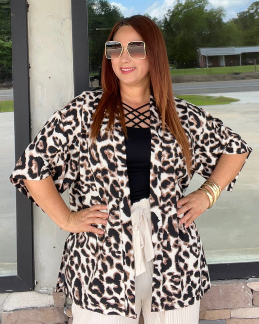 Leopard Cardigan