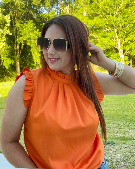 Orange Blouse