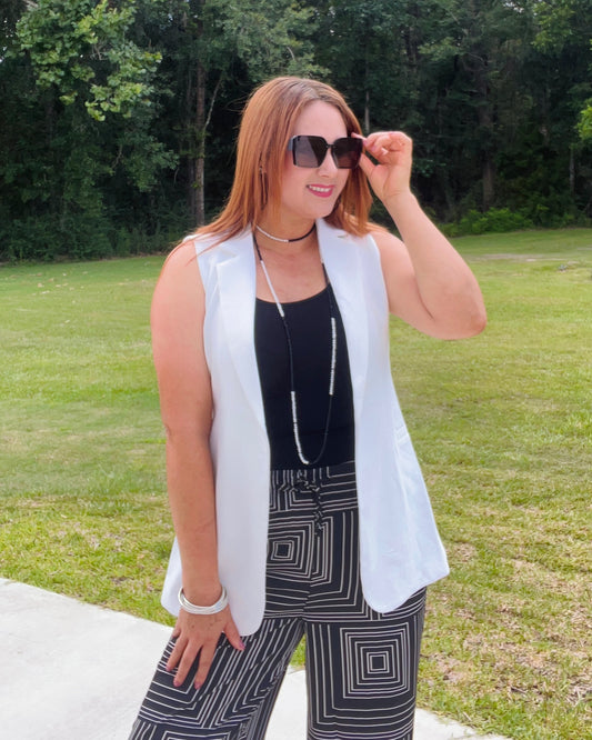white Blazer