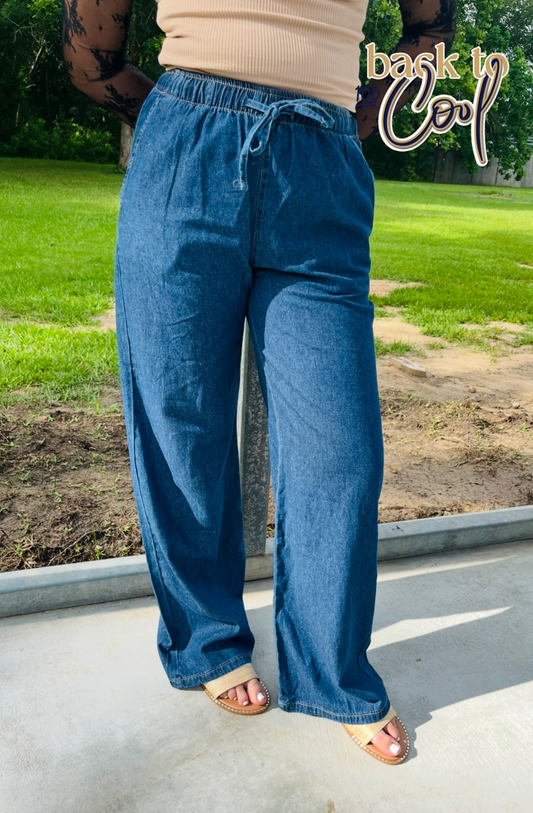 High Rise Wide Leg Jeans