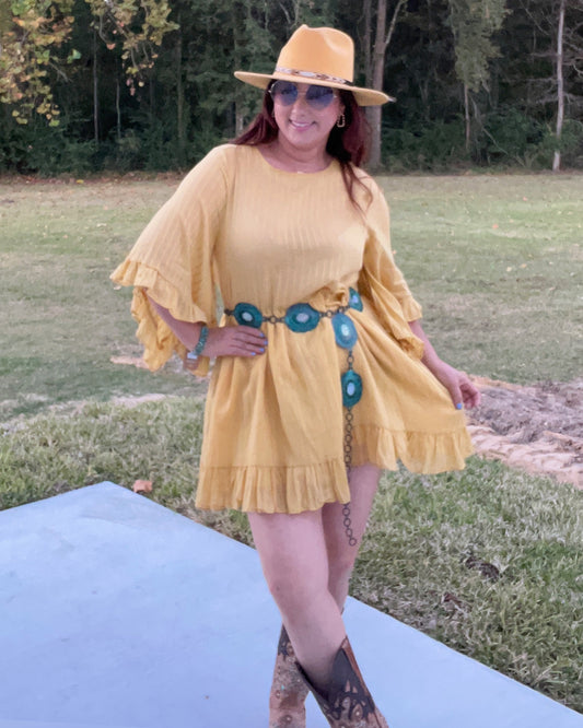 Texas Mustard Dress