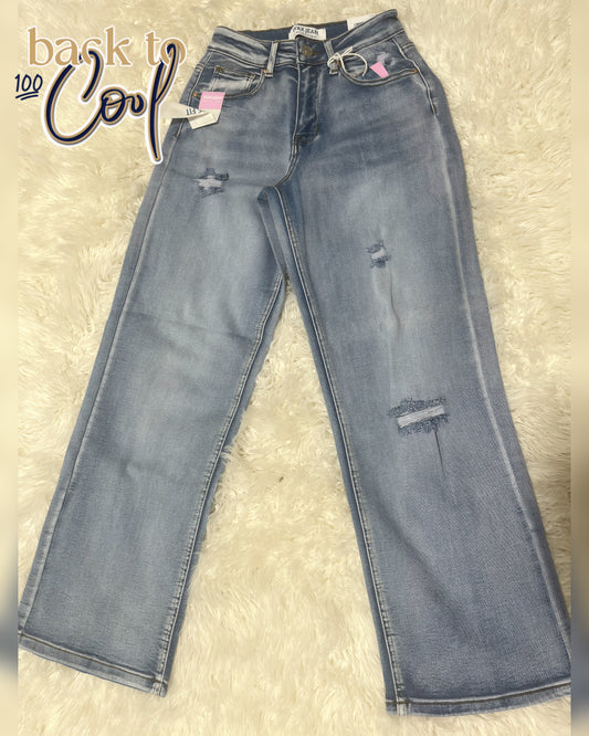 Loose Fit Wide Leg Jeans
