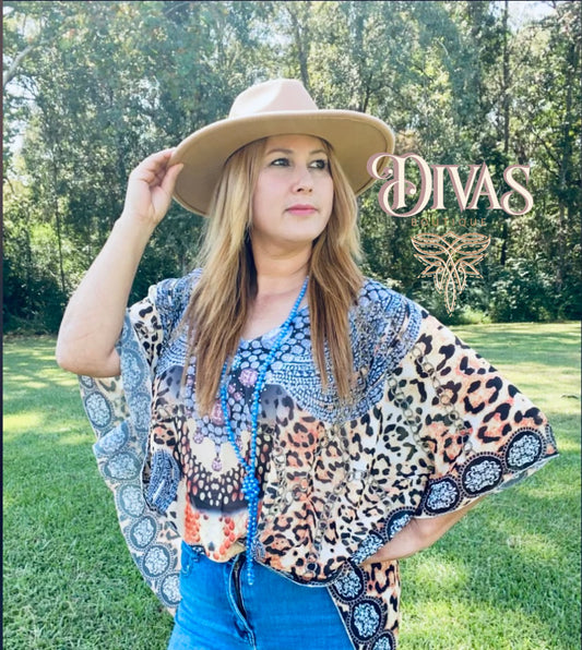 Leopard Multi Cardigan