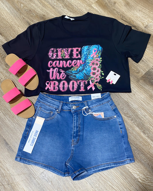 Give Cancer The Boot Tshirt